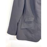 Ralph Lauren Lauren Black Wool Blend Blazer Women's Size 14W Button Front Preppy Photo 2