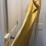 NWT Commense STUNNING Elegant Yellow maxi gown. With tie belt. Size M Size M Photo 2