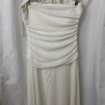 City Triangles  White Strapless Dress Photo 9