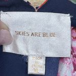 Skies Are Blue Anthropologie  Floral Blouse Top Blue Size XL Cottage Romantic Photo 3