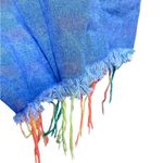 SheIn Neon Trimmed Distressed Raw Edge Denim Short Photo 6