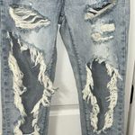 One Teaspoon  Distressed Ankle Length Blue Jeans(Size 26) Photo 5
