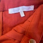 étoffe studios Women’s Linen Blend Red Skirt Tie Waist Size Large Photo 6