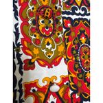 American Vintage Vintage 1970s Bold Print Cotton dagger collar Shirt Boho Mod Festival medium Photo 6