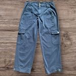 Liverpool Utility Cargo Crop Pant in Indigo Dusk Size 27/4 Photo 2