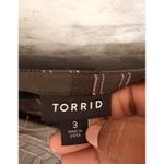 Torrid 3 Green Plaid Plus Size Button Front Babydoll 3x 22 24 Photo 4