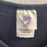 Just My Size  Black V-Neck Tank Top Photo 1