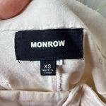 Monrow Women's Utility Pants Size XS Peach Cream Cotton Blend Stretch Chic Trend Pink Photo 9