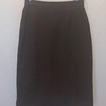 Sag Harbor  vintage brown 100% wool pencil skirt Photo 0