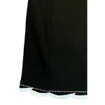 VTG 90’s Why 16 Santana Knit Maxi Skirt Black Sweater Stretch Travel Long Photo 1