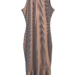 7 For All Mankind Fishtail Midi Bodycon Dress Photo 2