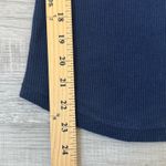 Aeropostale Women’s Small Navy Thermal Long Sleeve Logo Shirt Stretch Y2K Photo 6