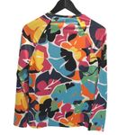 Nautica Women's Rash Guard Long Sleeve Tropical Floral Print Size Small Photo 2