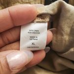 Soho NY&Co Street Tan Wide Leg Linen Blend Drawstring Pants Size XL Photo 8