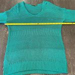 Tommy Bahama  Women's V-Neck Green Knit Sweater Size M Pullover Casual Photo 5