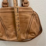 Cole Haan Vintage Camel Tan Leather Triple Compartment Satchel Crossbody Bag Photo 10