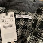 ZARA Denim Tweed Button-Front Jacket Photo 12