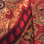 Orvis  Rich Paisley Pleated Skirt Photo 4