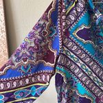 Tommy Bahama NWOT  beautiful scarf print silk blend tunic top/swim cover Photo 4