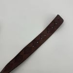 American Eagle AEO Brown Genuine Leather Belt Women Boho Size Large Photo 3