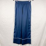 Abercrombie & Fitch  Dark Blue Satin‎ Pajama Set Photo 2