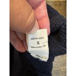 ALEX MILL JUMPER PULLOVER ROLLED Neck Blue Sweater Ribbed Size Large Mock Photo 5