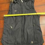 Columbia  XCO‎ Black Down Vest with Detachable Hood Photo 6
