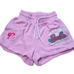 Barbie Pink Malibu Graphic Print Pull On Shorts Women Small Size XS Photo 1