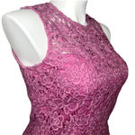 Nanette Lepore Nanette  Chateau Rose Lace Tank Top - Size Medium Photo 4