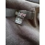 Blashe Women's Special Occasion Strapless Front Cross Back Tie Wide Leg Jumpsuit Black Size L Photo 3