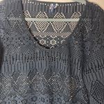 Ralph Lauren  black crochet coverup tunic dress Photo 1