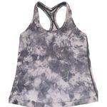 Lululemon Women's Grayish purple and White Tie-Dye Racerback Tank Top S Photo 0