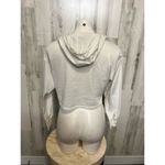 White cropped hoodie Photo 2