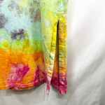 VTG Walt Disney World Midi Dress Medium Handmade Tie Dye Sleeveless Cotton 976‎ Yellow Photo 12