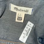 Madewell NWT Button-Front Denim Trucker Jacket in Charleston Wash, size M Photo 4