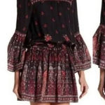 Joie  Armel Floral Print Long Sleeve Blouson Mini Dress‎ Size XS Photo 0