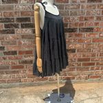 Anthropologie  Cece Ditsy Dot Tiered Woven Black Polka Dot Sundress / L / EUC Photo 2
