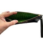 Kate Spade EUC Bow Becca Thin Wristlet Black Leather Pencil Case Photo 3