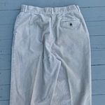 L.L.Bean Vintage Y2K Beige Cream Corduroy High Waisted Pants Photo 6