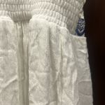 Soiéblu Soieblu White Maxi Dress with Blue Accents summer spaghetti strap Photo 5