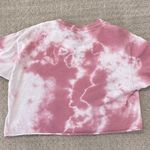 Tupac Poetic Justice Pink Tie Dye Graphic Cut Off Crop Top Size M Photo 1
