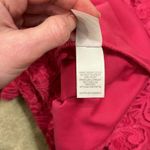 Bisou Bisou Michele Bohbot Pink Lace Overlay Eyelet Lined Sleeveless Dress 4 Photo 7