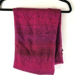 Womens Infinity Scarf Wool Blend Knit Pink Purple 31"x11" Photo 0