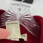 Ann Taylor Women's Red Wool Button Up Long Sleeve Jacket Size 4 Photo 5