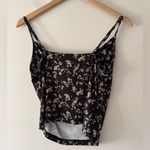 Urban Outfitters  Ditsy Black Floral Cropped Cami Top Photo 2