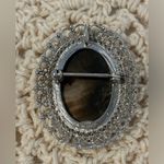 Vintage Silver and Mother of Pearl Brooch Photo 3