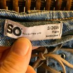 SO Retro Flare Corset Tie Jeans Size 3/26W Photo 2