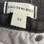 Madewell  Cali Demi Boot Button Fly Jeans Bellspring Washed Black 30 Hi-Rise NWT Photo 10