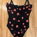 Princess Polly  Floral Black Bodysuit Photo 0