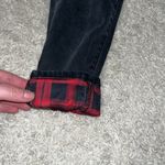 Judy Blue  Plaid Patch Distressed Skinny Jeans Black Wash 7 28 Photo 6